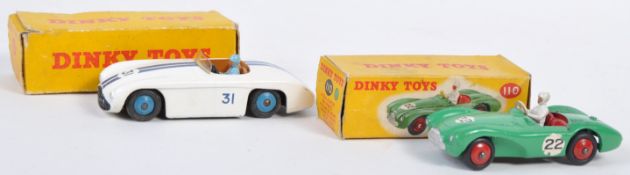 TWO ORIGINAL VINTAGE DINKY TOYS DIECAST MODEL CARS