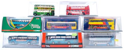 COLLECTION OF CORGI 00 GAUGE MODEL BUSES