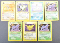 ORIGINAL 1990'S POKEMON FOSSIL SET HOLO CARDS