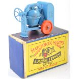 ORIGINAL MATCHBOX MOKO LESNEY NO 3 CEMENT MIXER