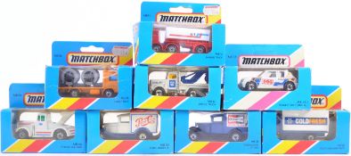 COLLECTION OF X8 VINTAGE MATCHBOX DIECAST MODEL CARS