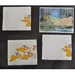 ANIMATION ARTWORK - STAR WARS EWOKS CARTOON CELS