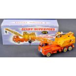 ORIGINAL VINTAGE DINKY SUPERTOYS DIECAST LORRY MOUNTED CRANE