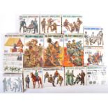 COLLECTION OF TAMIYA 1/35 SCALE PLASTIC FIGURE SETS