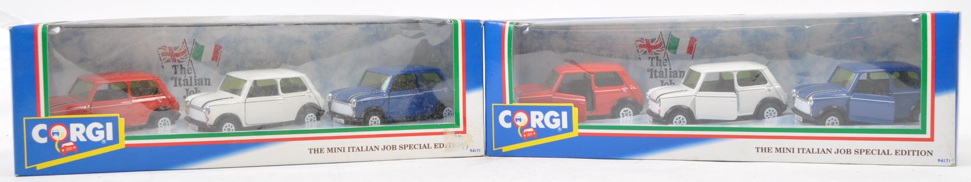 CORGI THE ITALIAN JOB DIECAST MINI COOPER SETS