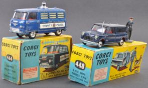 TWO VINTAGE CORGI TOYS DIECAST POLICE RELATED VEHICLES