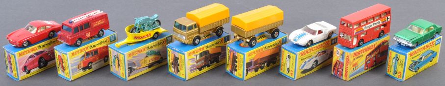 COLLECTION OF VINTAGE MATCHBOX SUPERFAST BOXED DIECAST MODELS