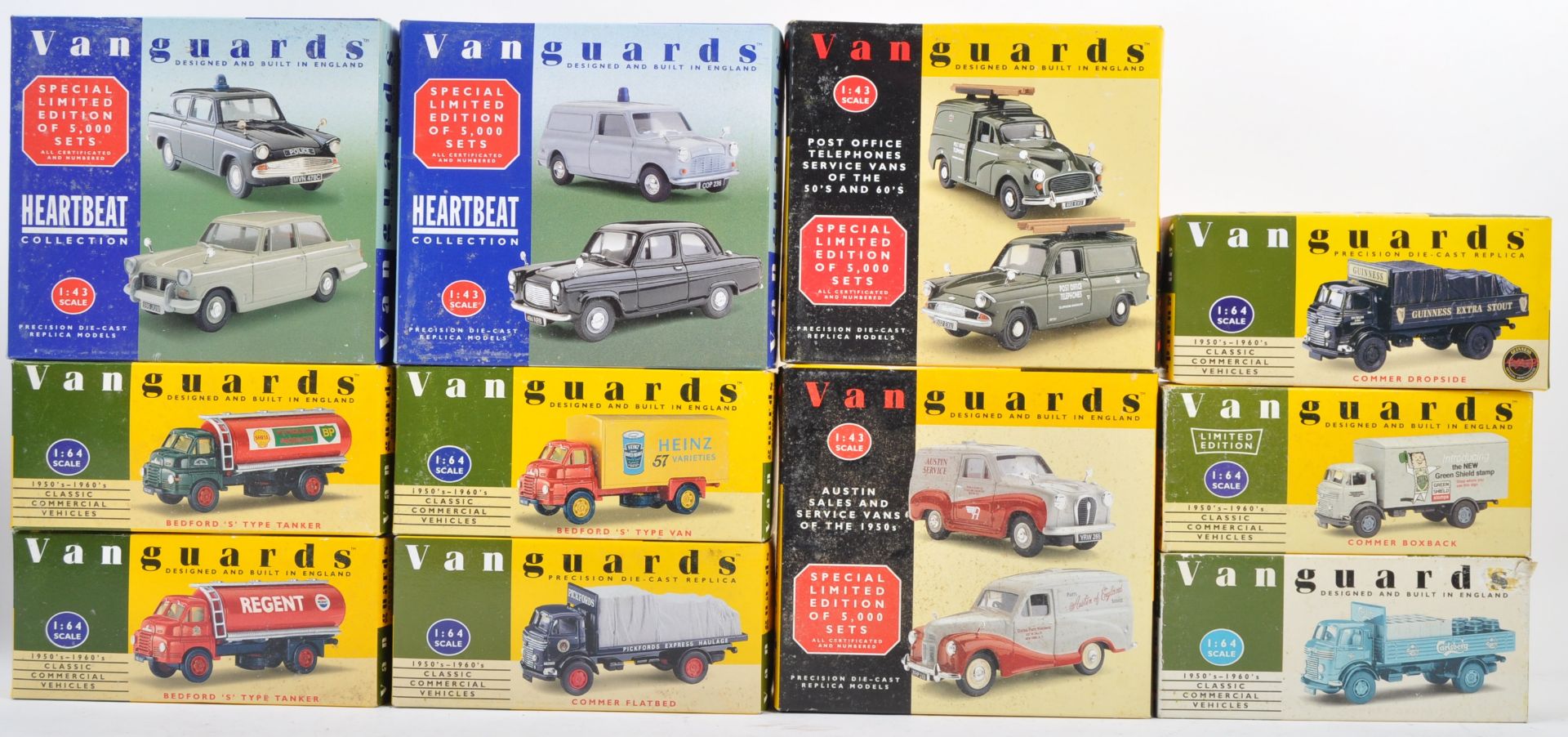 COLLECTION OF LLEDO VANGUARDS DIECAST MODELS