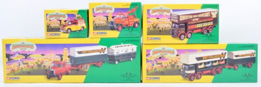 COLLECTION CORGI CLASSICS SHOWMANS RANGE DIECAST MODEL SETS