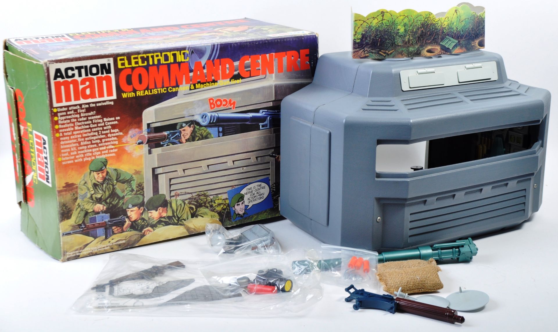 RARE PALITOY ACTION MAN ELECTRONIC COMMAND CENTRE PLAYSET