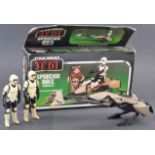 ORIGINAL VINTAGE KENNER STAR WARS ACTION FIGURE PLAYSET SPEEDER BIKE