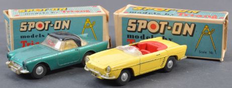 TWO ORIGINAL VINTAGE TRIANG SPOT ON BOXED DIECAST MODELS