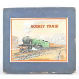 HORNBY SERIES 0 GAUGE 201 TANK GOODS CLOCKWORK TRAIN SET