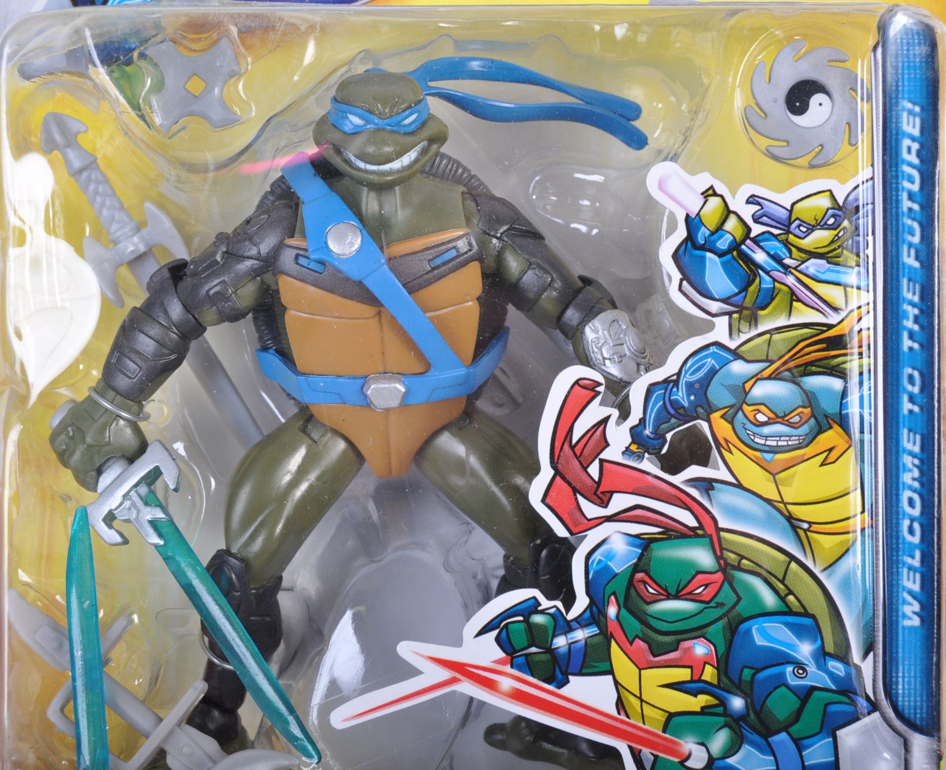 PLAYMATES FACTORY SEALED TMNT COWABUNGA CARL PARTY BUS - Image 8 of 9