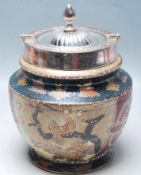 MEIJI REVIVAL IMARI STYLE BISCUIT BARREL