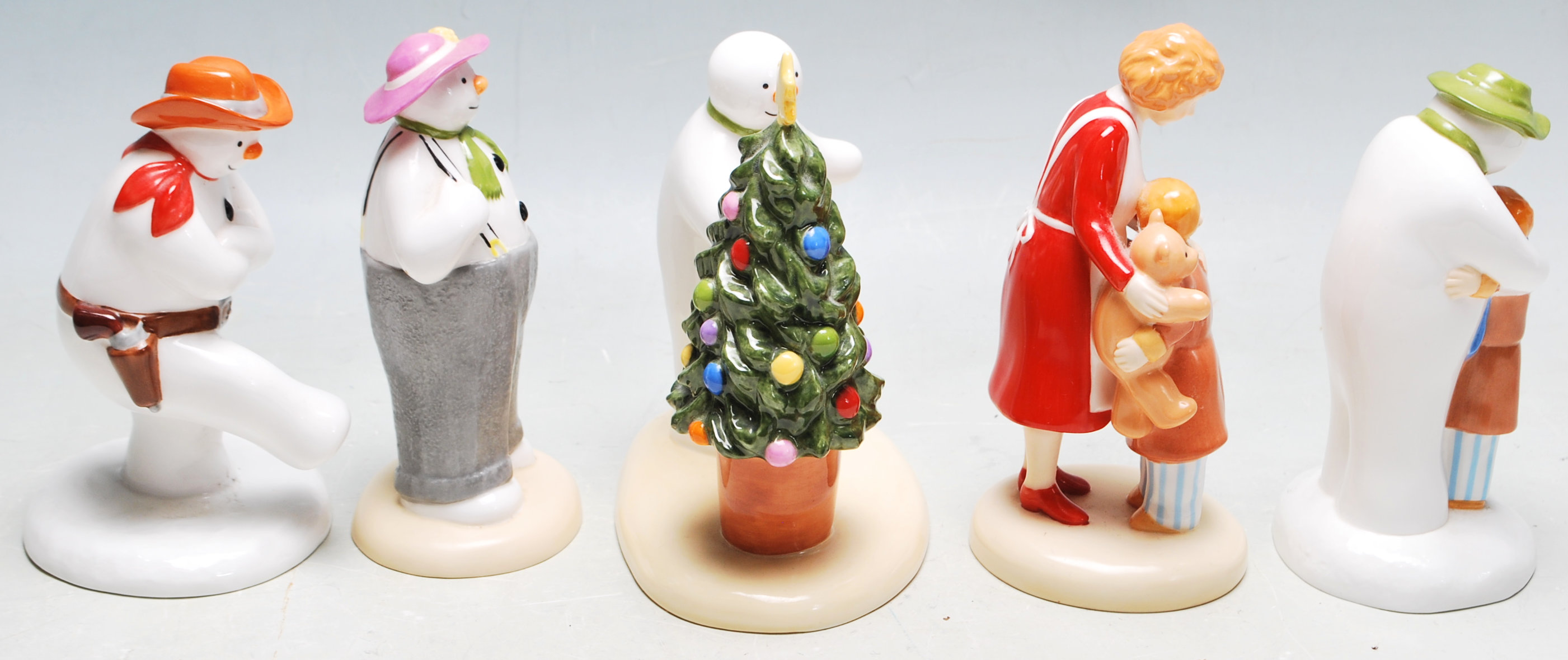 THE SNOWMAN - COALPORT - COLLECTION OF FIVE BOXED FIGURES - Image 2 of 7