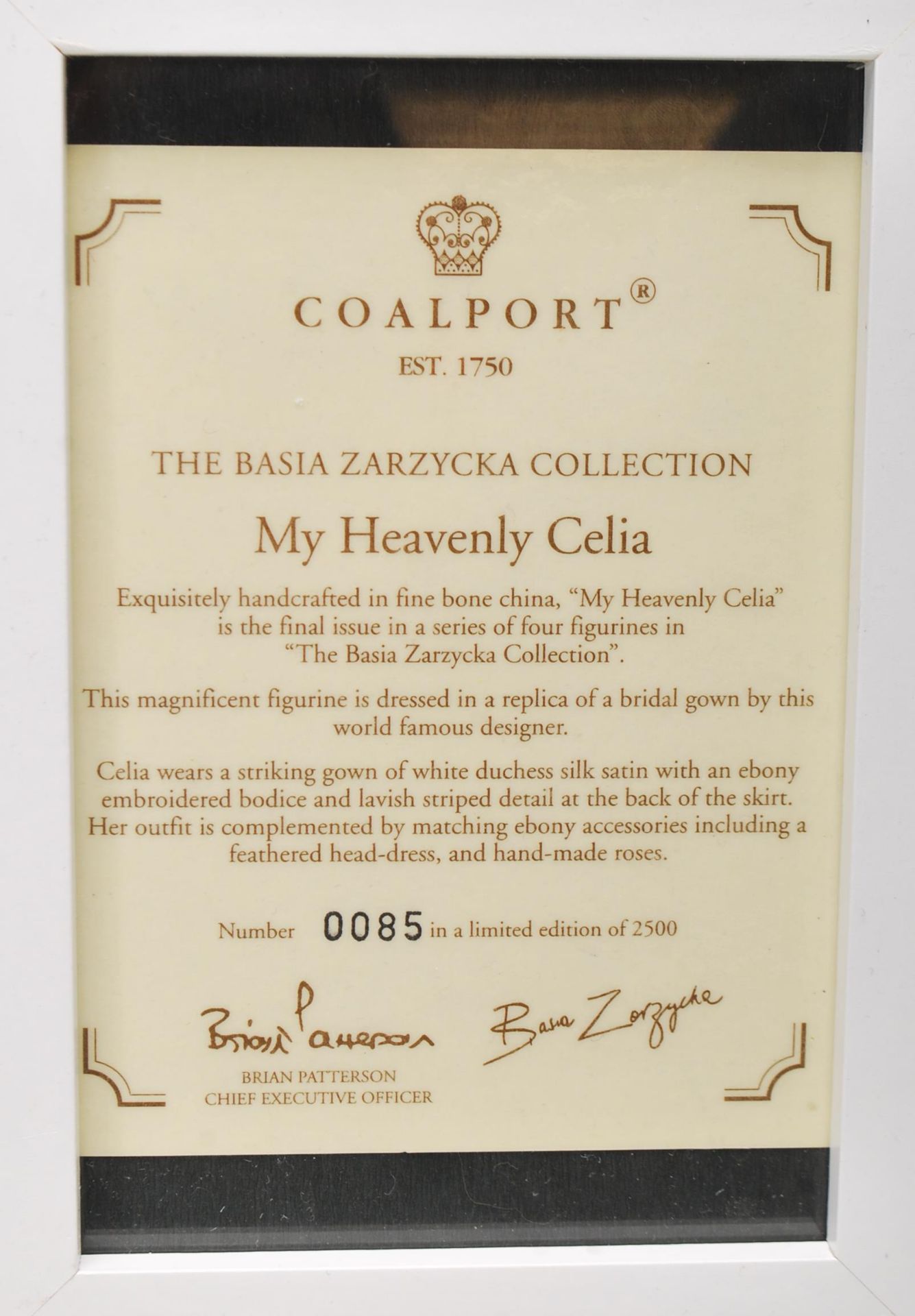 LATE 20TH CENTURY COALPORT FIGURINE - MY HEAVENLY CELIA - Image 9 of 9
