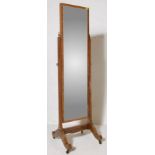 EARLY 20TH CENTURY QUEEN ANNE REVIVAL CHEVAL DRESSING MIRROR