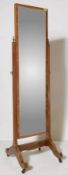 EARLY 20TH CENTURY QUEEN ANNE REVIVAL CHEVAL DRESSING MIRROR