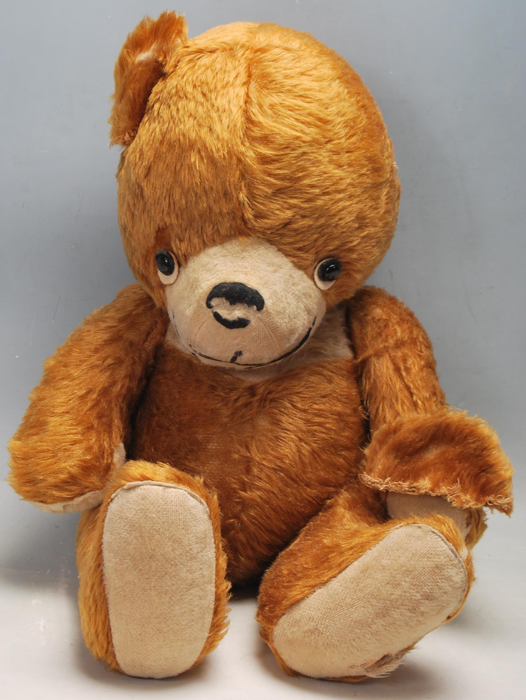 VINTAGE 1950S ENGLISH TEDDY BEAR - BROWN