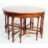 ANTIQUE STYLE GEORGIAN REVIVAL NEST OF TABLES