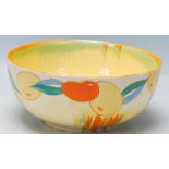 ART DECO 1930S EARLY 20TH CENTURY CLARICE CLIFF FRUIT BOWL