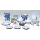 COLLECTION OF 20TH CENTURY WEDGWOOD JASPERWARE