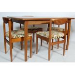 MEREDEW - BRITISH MODERN DESIGN TEAK WOOD DINING TABLE AND CHAIRS