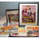 COLLECTION OF 1950S AMERICAN WESTERN CINEMA MOVIE POSTERS