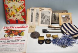 COLLECTION OF ASSORTED MILITARY AND OTHER RELATED ITEMS