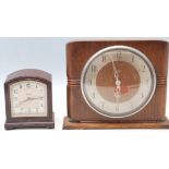 TWO MID CENTURY SMITHS CLOCKS WITH 200/250V ELECTRICAL MOVEMENT