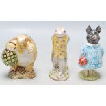 THREE BESWICK BEATRIX POTTER FIGURINES