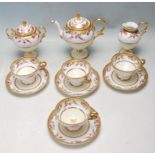 ANTIQUE EARLY 20TH CENTURY NORITAKE PEDESTAL TEA SERVICE