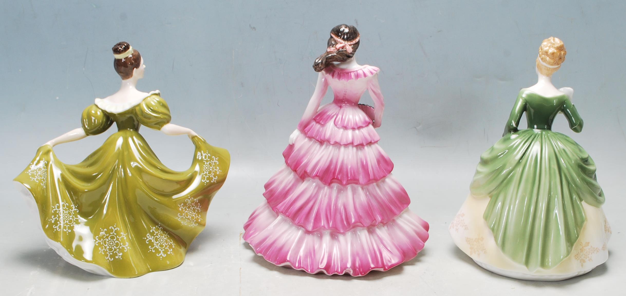 LATE 20TH CENTURY BONE CHINA COALPORT AND ROYAL DOULTON FIGURINES - Image 4 of 8