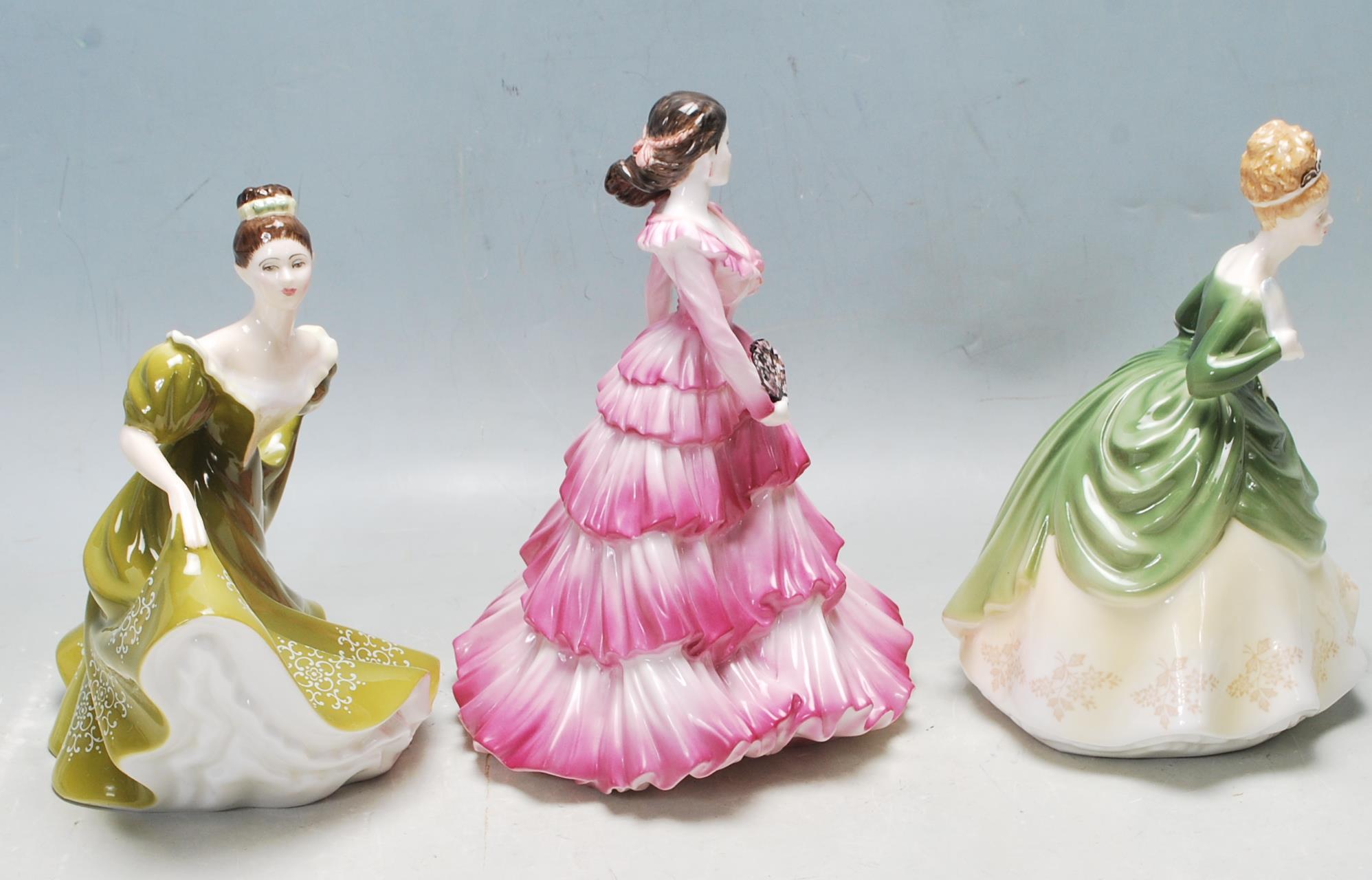 LATE 20TH CENTURY BONE CHINA COALPORT AND ROYAL DOULTON FIGURINES - Image 5 of 8