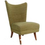 BELIEVED HOWARD KEITH MID CENTURY WINGBACK EASY / LOUNGE CHAIR