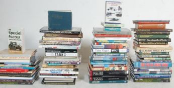 LARGE COLLECTION OF MILITARY HARDBACK REFERENCE BOOKS