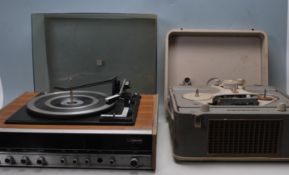 1970’S FERGUSON TURNTABLE / RECORD DECK AND A PHILIPS REEL TO REEL PLAYER