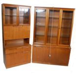 LATE 20TH CENTURY UNIFLEX DISPLAY CABINET SUITE