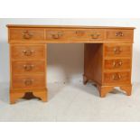 ANTIQUE STYLE GEORGIAN REVIVAL WALNUT WRITING DESK