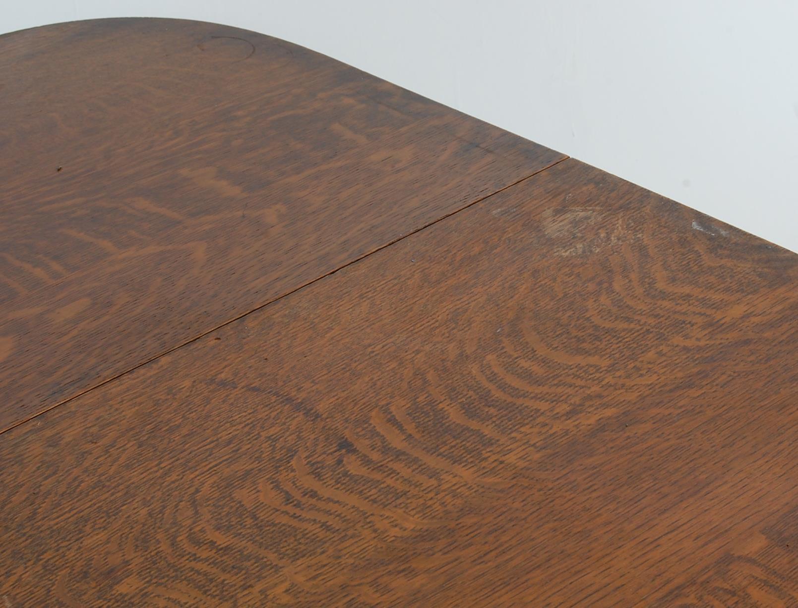 18TH CENTURY STYLE OAK DROP LEAF GATELEG DINING TABLE - Image 6 of 8