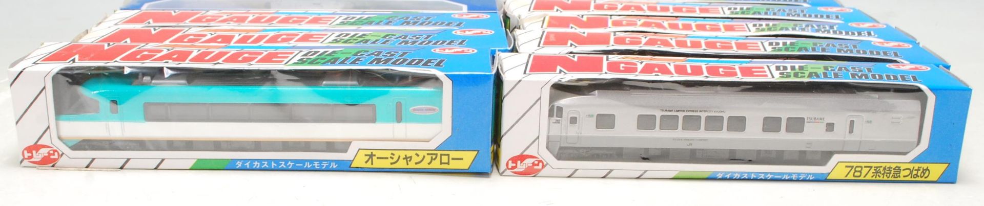 20TH CENTURY VINTAGE RETRO JAPANESE NGAUGE DIE-CAST TRAINS - Image 4 of 8