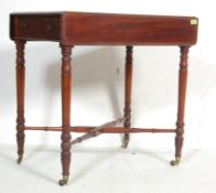 19TH CENTURY VICTORIAN MAHOGANY PEMBROKE TABLE / OCCASIONAL TABLE