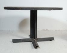 LARGE VINTAGE STYLE METAL FRAME FACTORY INDUSTRIAL TABLE