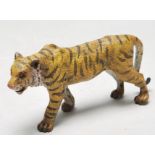 ANTIQUE STYLE VICTORIAN BRONZE FIGURINE OF A TIGER