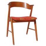 KAI KRISTIANSEN - KS MOBELFABRIK - RETRO VINTAGE TEAK WOOD CHAIR