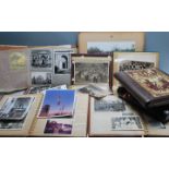 LARGE QUANTITY OF 20TH CENTURY PHOTOGRAPH ALBUMS AND RELATED ITEMS