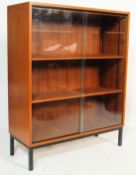 VINTAGE RETRO 20TH CENTURY TEAK WOOD LIBRARY BOOKCASE