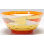 1930’S ART DECO BOWL BY CLARICE CLIFF WITH BIZARRE PATTERN