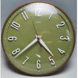 RETRO VINTAGE LATE 20TH CENTURY METAMEC WALL CLOCK